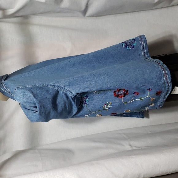 Coldwater Creek. Adorable Vintage Jacket; Floral Beading & Embroidery Size L. - Picture 7 of 16